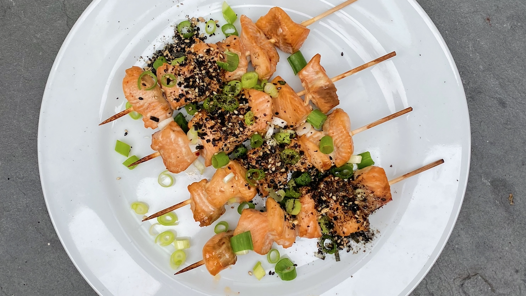 Image of Premier Catch Furikake Salmon Skewers